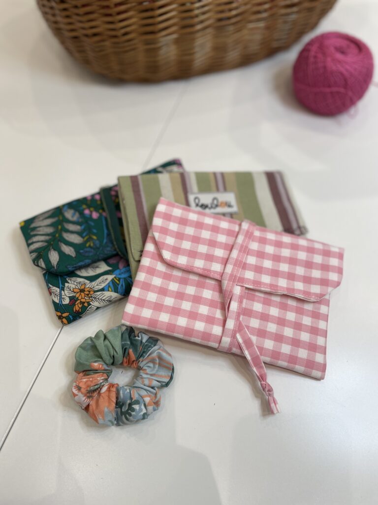 Pochettes et chouchou